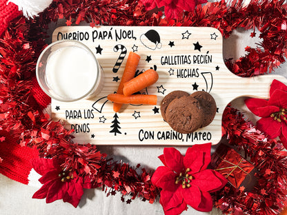 Bandeja Papá Noel Personalizada / Bandeja Reyes Magos Personalizada 🌟