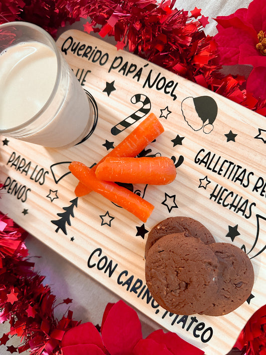 Bandeja Papá Noel Personalizada / Bandeja Reyes Magos Personalizada 🌟