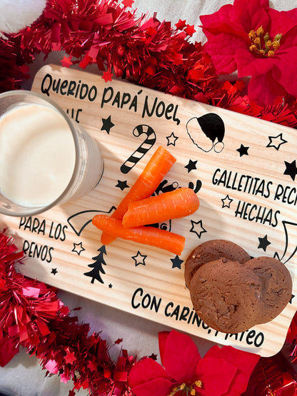 Bandeja Papá Noel Personalizada / Bandeja Reyes Magos Personalizada 🌟