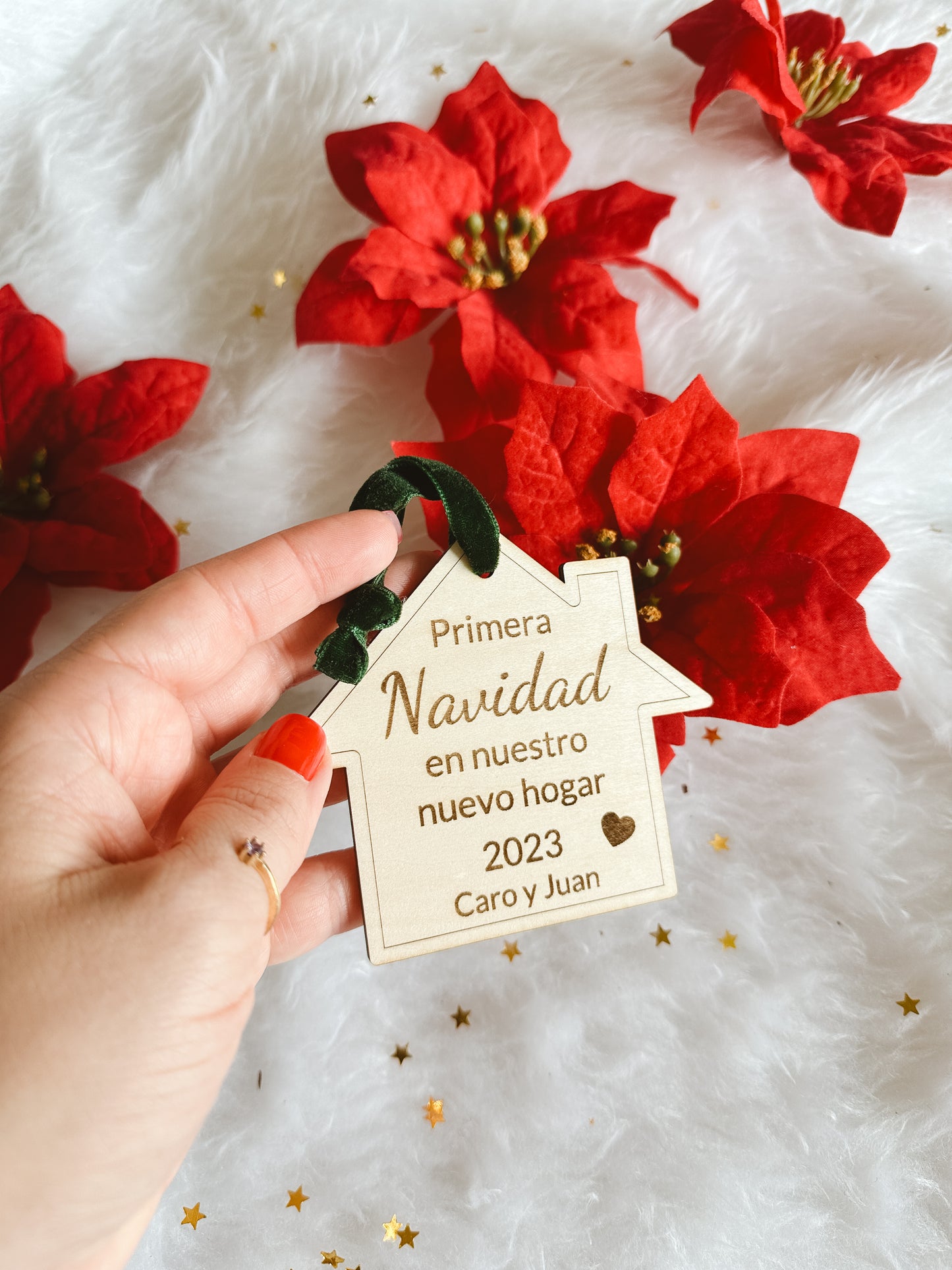 Adorno navideño "Nuestra Primera Navidad" 🎄