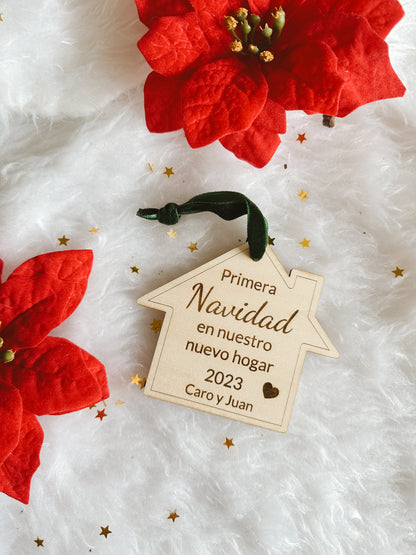 Adorno navideño "Nuestra Primera Navidad" 🎄