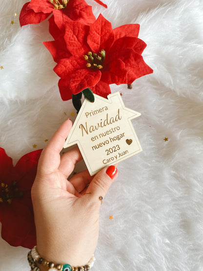 Adorno navideño "Nuestra Primera Navidad" 🎄
