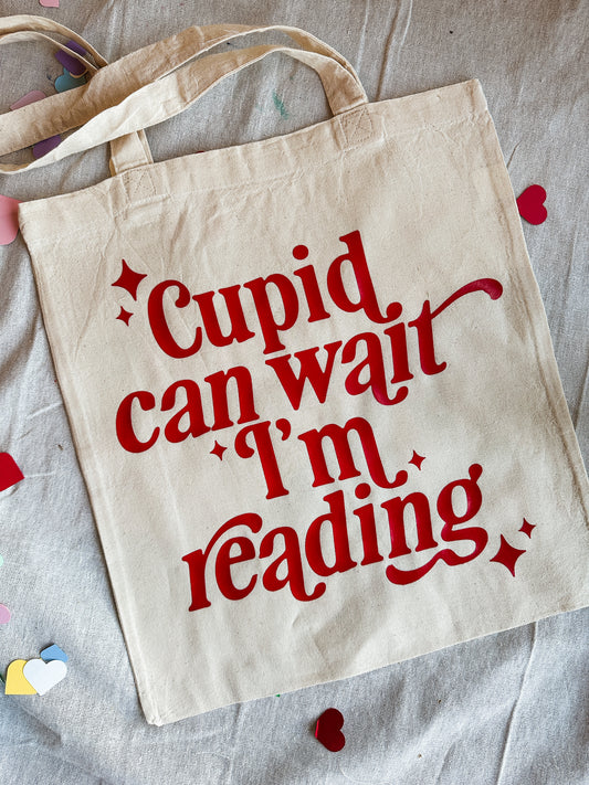 Tote Bag "Cupid can wait"