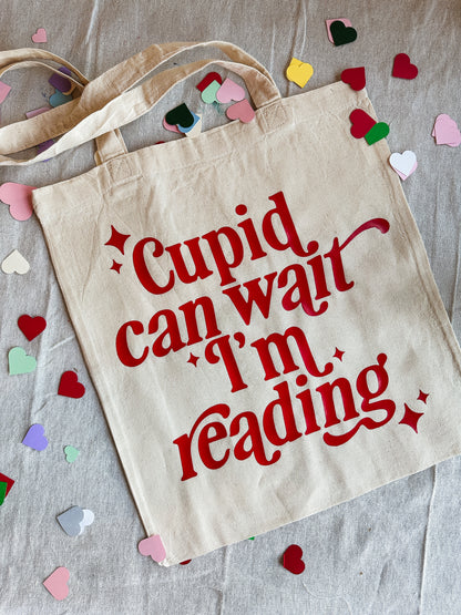 Tote Bag "Cupid can wait"